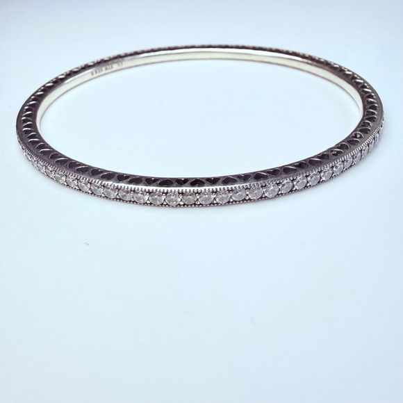 Pandora Jewelry - Pandora Twinkling Forever Cubic Zirconia CZ Sterling Silver 925 Bangle Bracelet